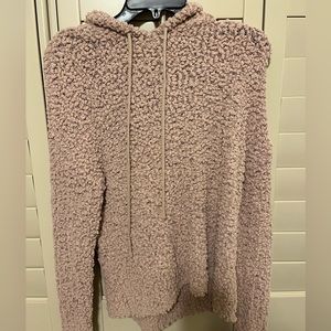 Love tree pink fuzzy hoodie